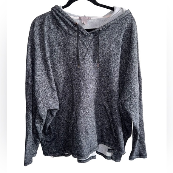 H&M Tops - H&M+ Gray Hooded Pullover Sweater 3XL